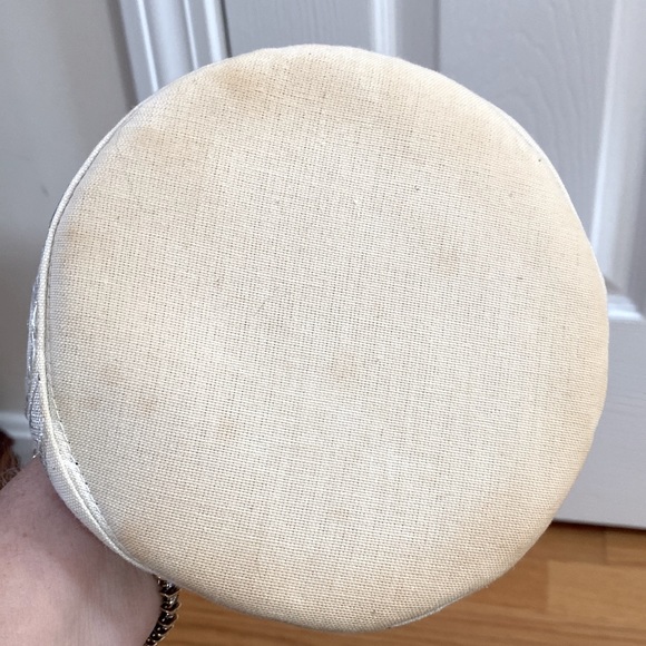 VTG Long Greek Silver-Threaded Dress & Matching Bag - Picture 15 of 16